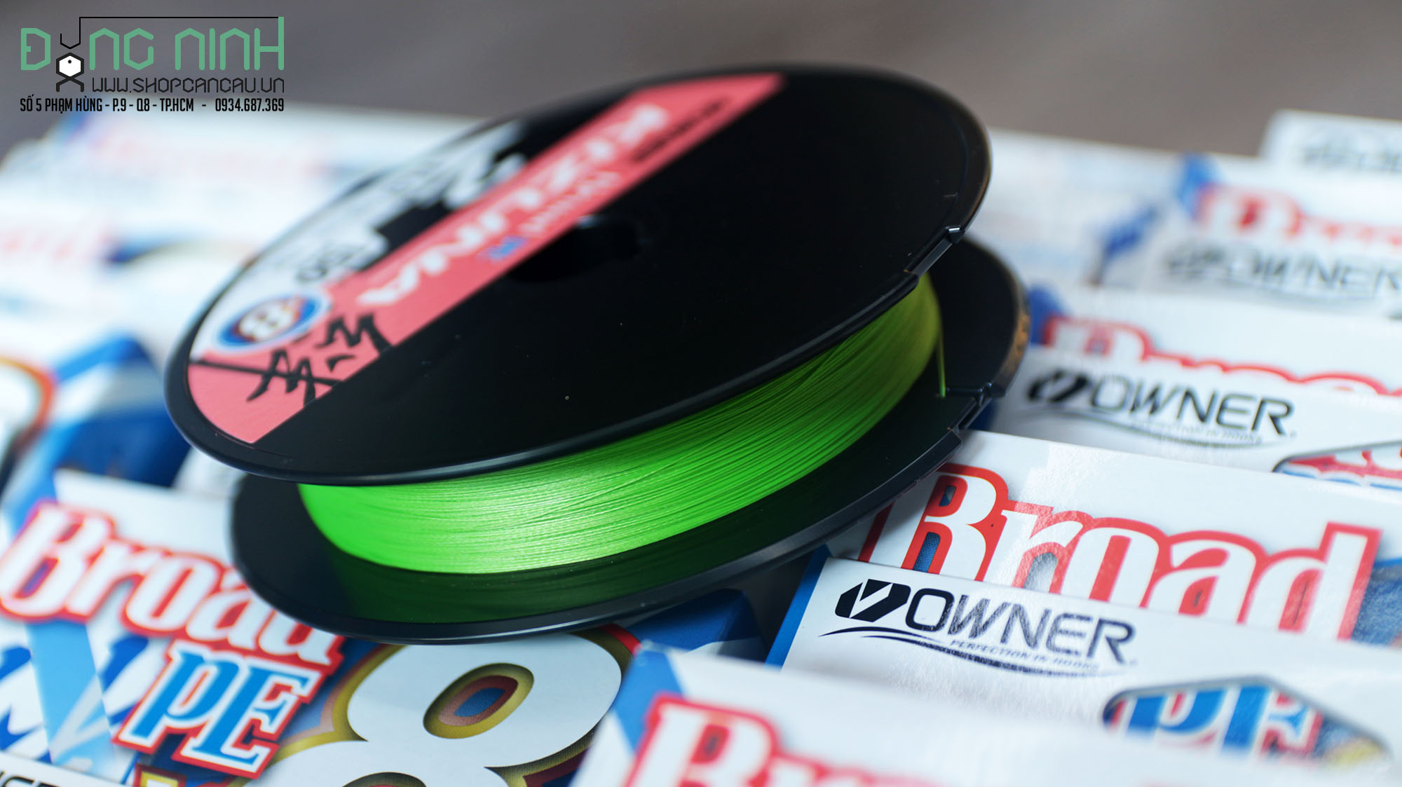 Owner Kizuna 8braid Angelschnur - 135m, 0.10mm, 3.8kg Tragkraft